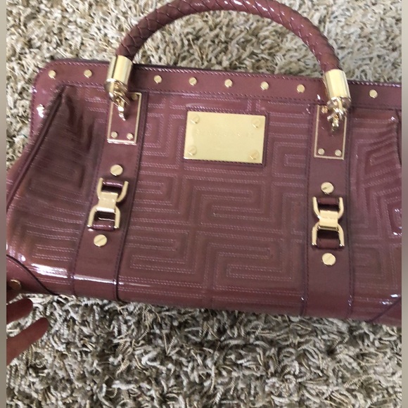 Brand New Gianni Versace Patent Leather Satchel - Picture 7 of 9
